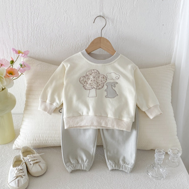 【BABY&KID】うさぎカジュアルセットアップSK092709