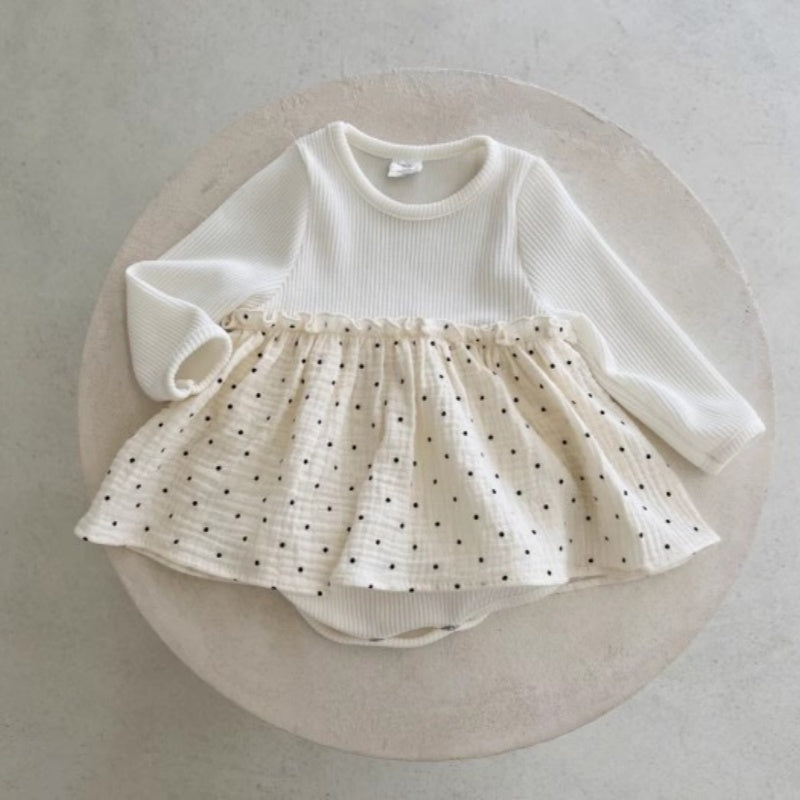 【BABY】プリンセスドットロンパースSK031304