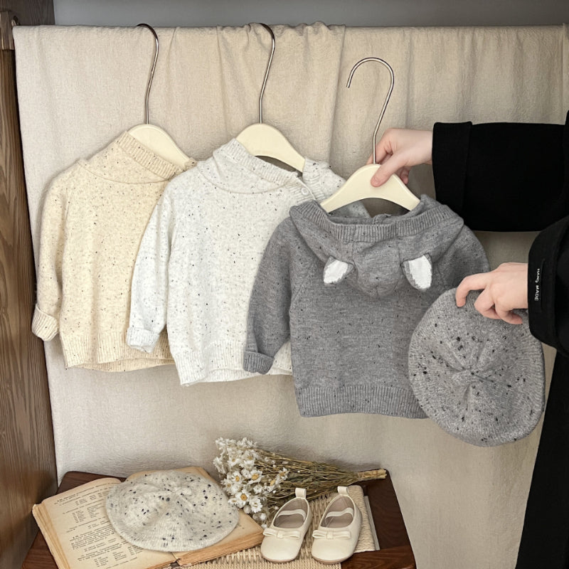 【BABY&KID】くま耳付きニットセーターSK102013