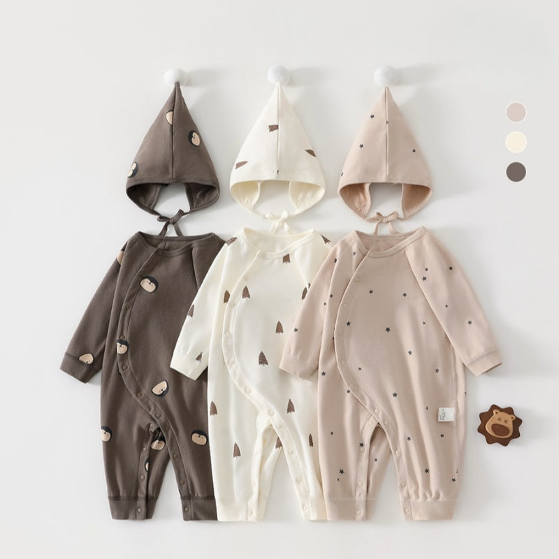 【BABY】北欧風カートゥーン綿カバーオールSK102623