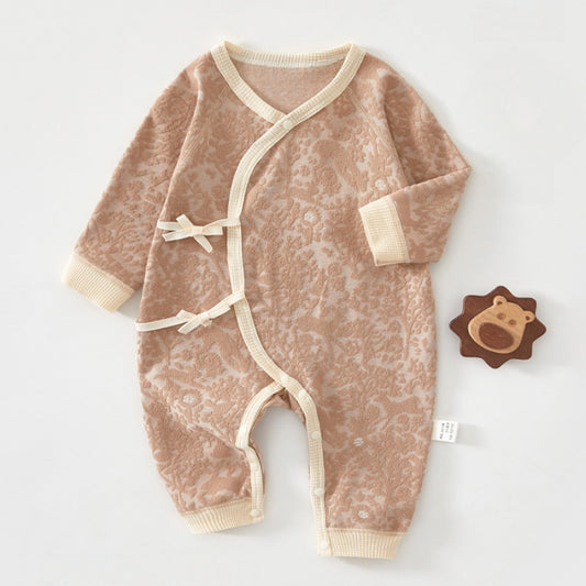 【BABY】北欧風ジャカードやわらかカバーオールSK102604