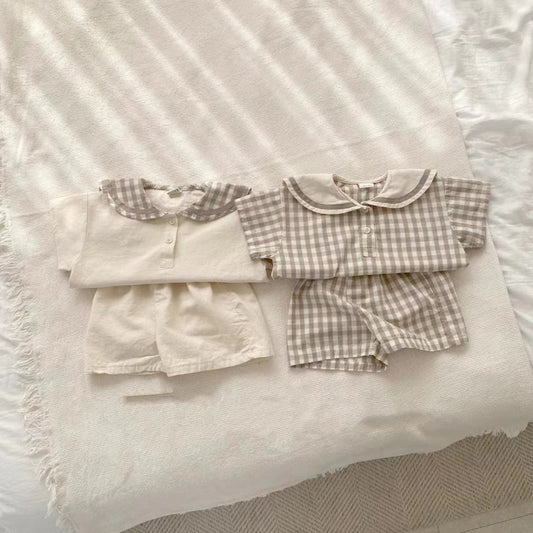 【BABY&KID】夏新作 セーラー風セットアップSK071721