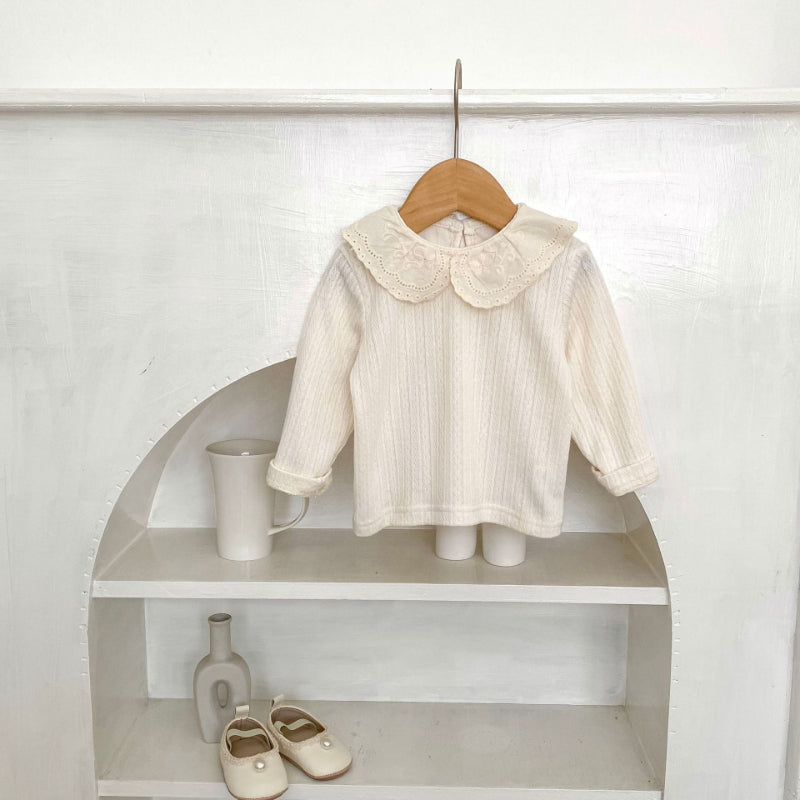 【BABY&KID】レース襟TシャツSK100624