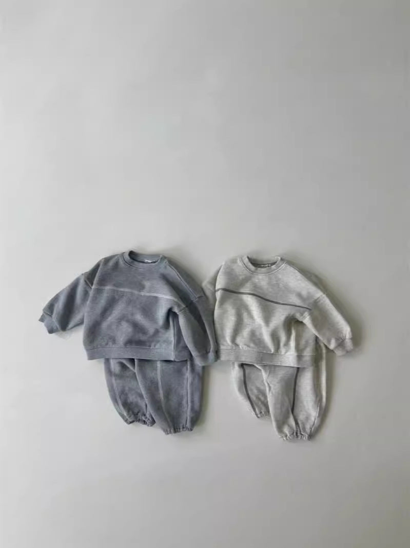 【BABY&KID】韓国風 シンプル系セットアップSK020919