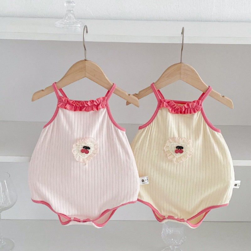 【BABY】夏新作 さくらんぼキャミロンパースSK091823