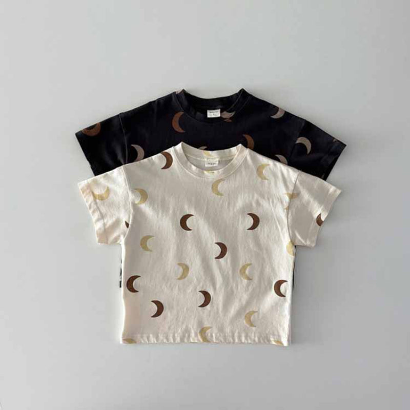 【BABY】夏新作 月総柄TシャツSK091723