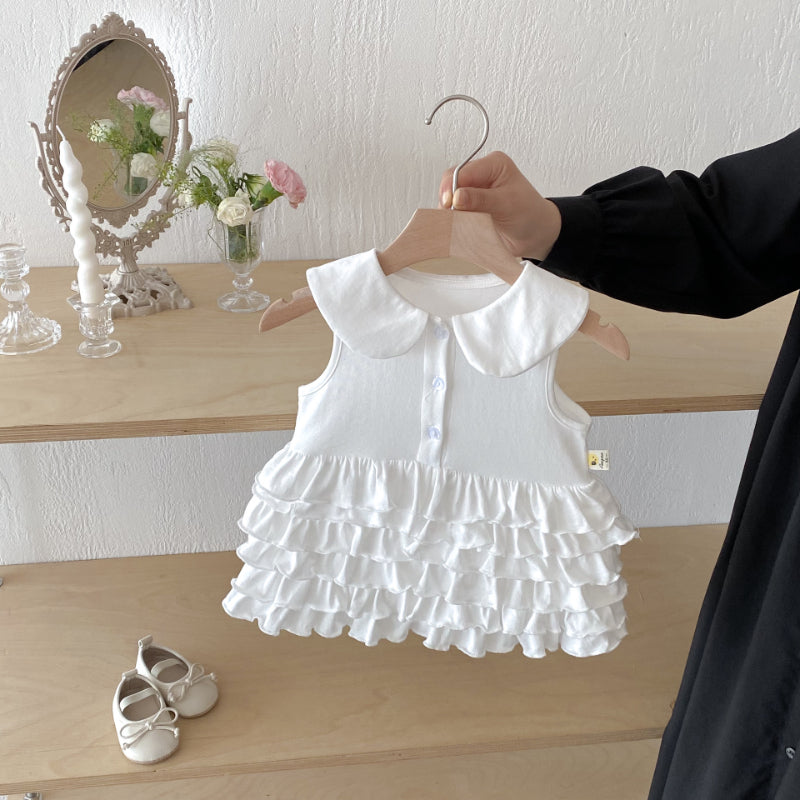 【BABY&KID】夏新作 ティアードフリルワンピースSK082612