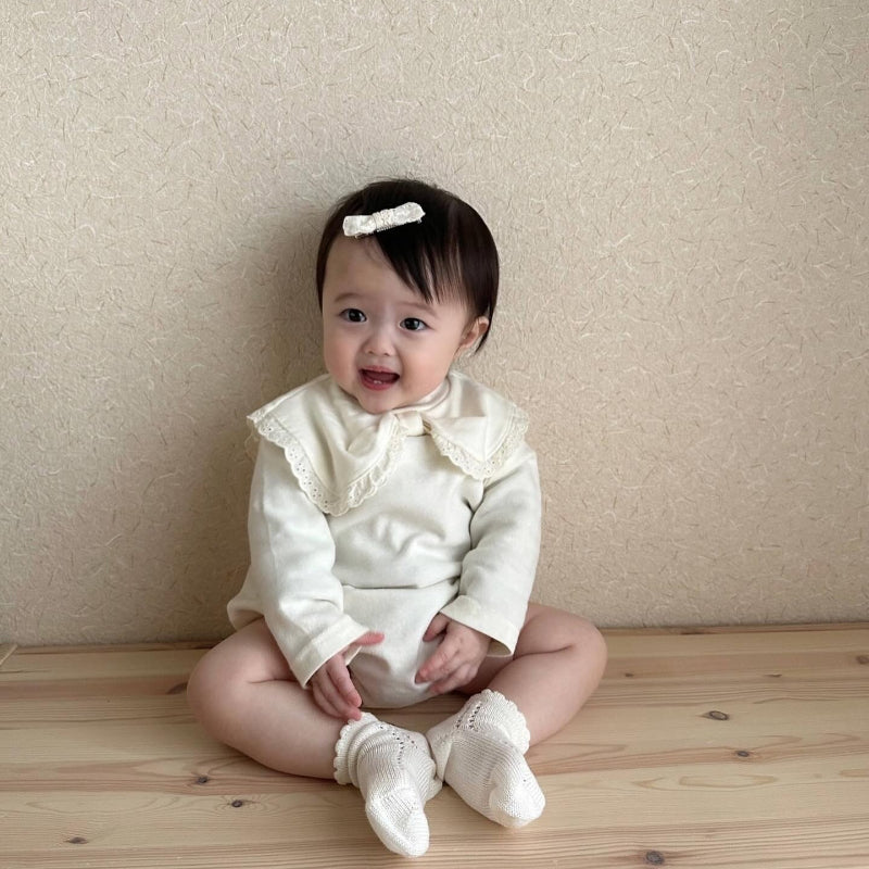 【BABY】ドールカラーレースロンパースSK100719