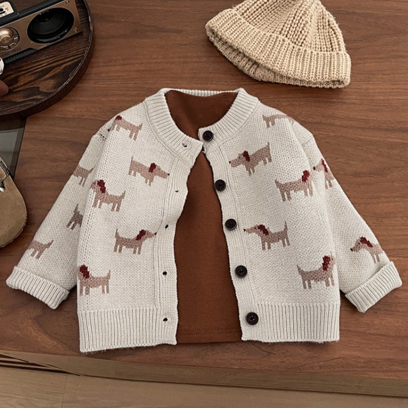 【BABY&KID】カートゥーンニットカーディガンSK101819