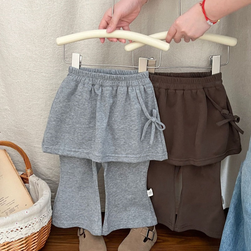 【BABY&KID】フェイクレイヤードベルパンツSK102332