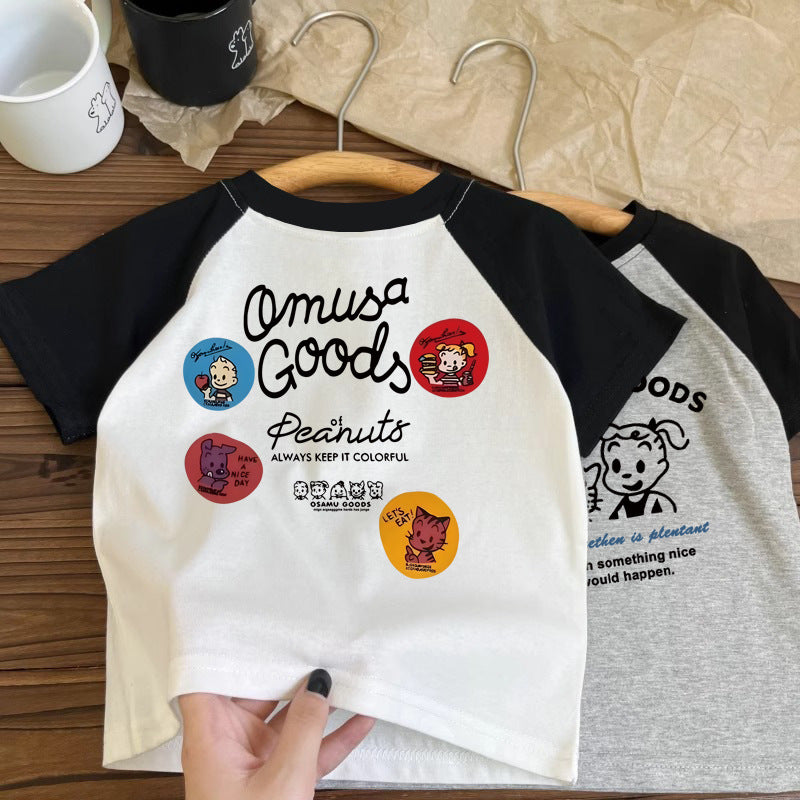 【BABY&KID】夏新作 キャラクタープリントTシャツSK092228