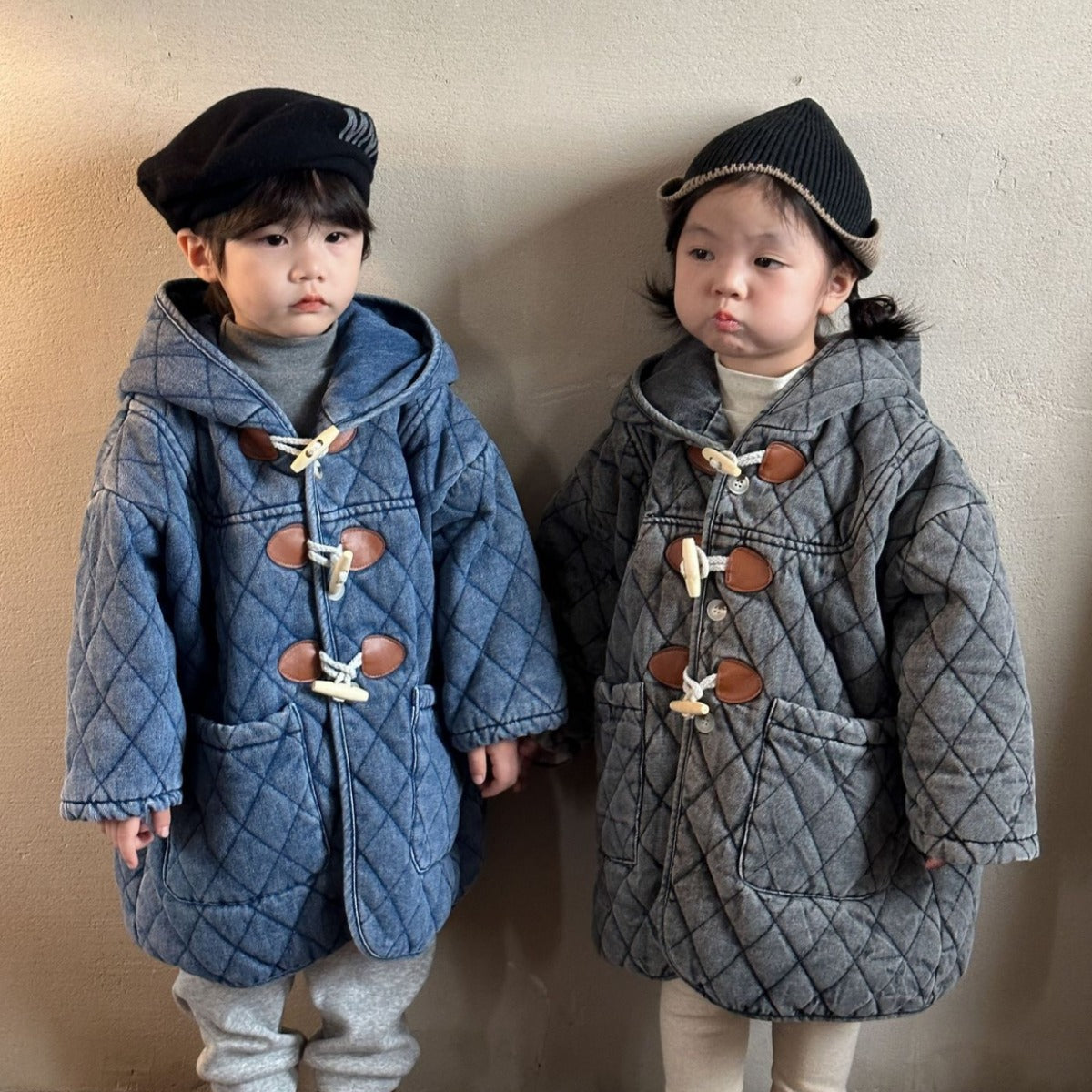 【BABY&KID】デニム暖かいジャケットSK012802