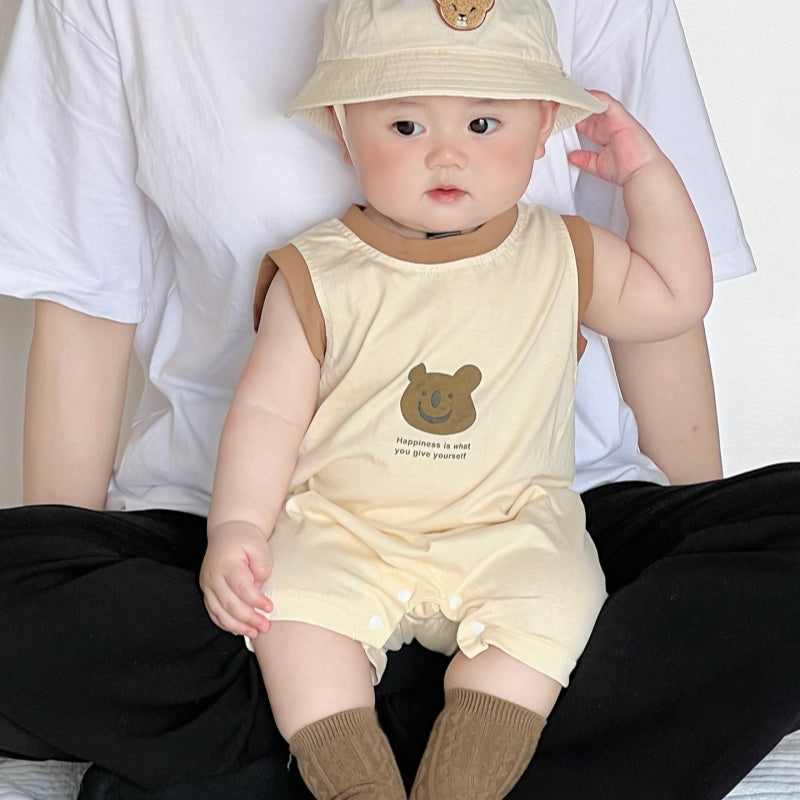 【BABY】夏新作 かわいいくまカバーオールSK091715
