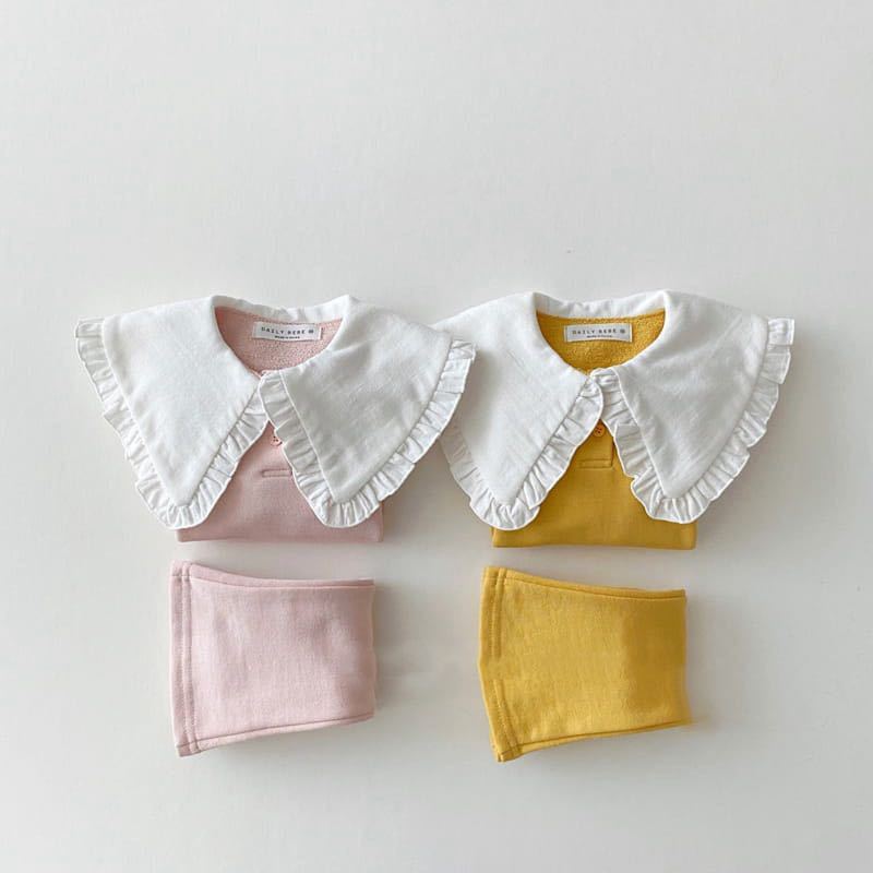 【BABY&KID】フリル襟セットアップSK051614