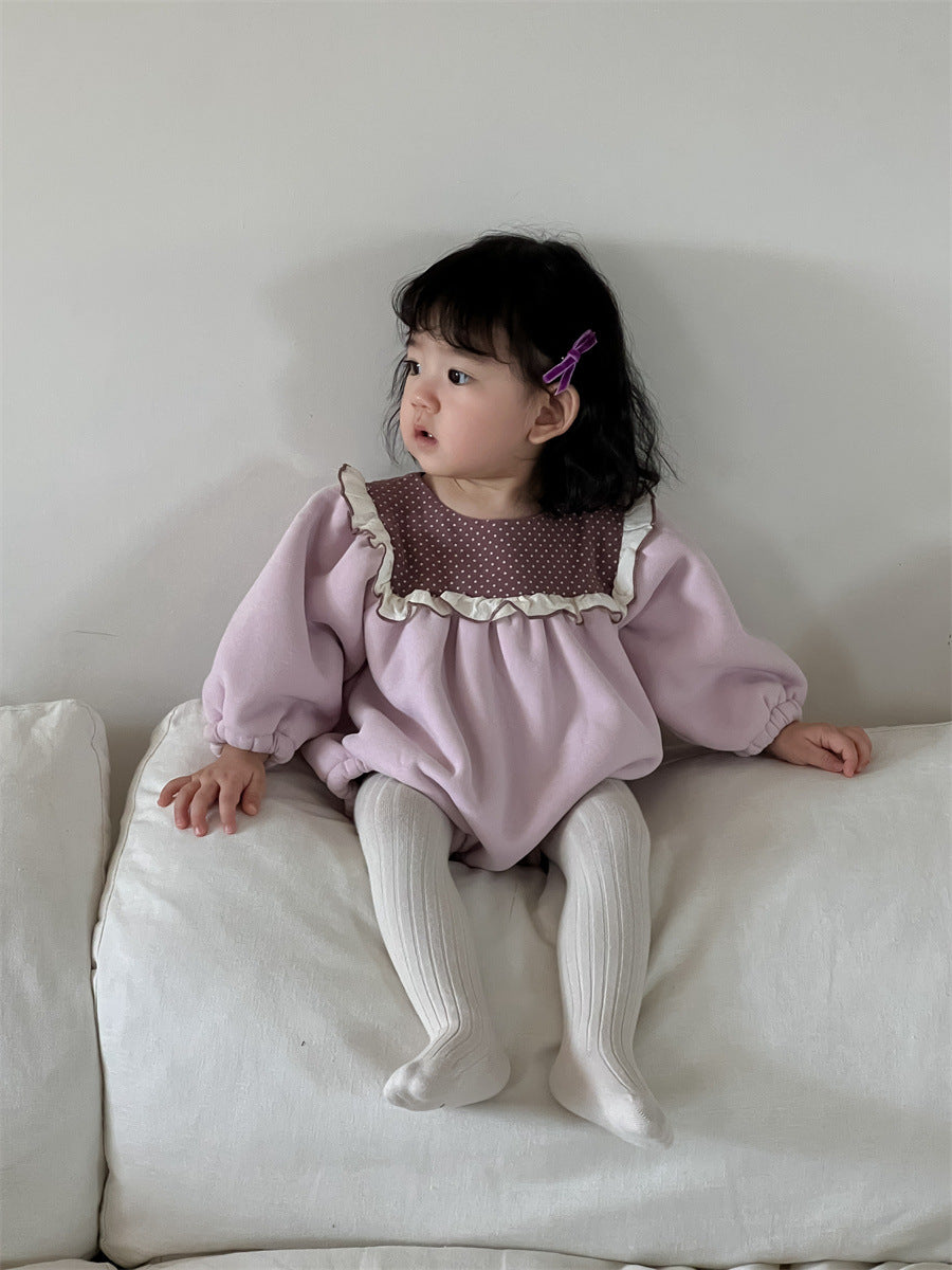 【BABY】フリル付きロンパースSK11511