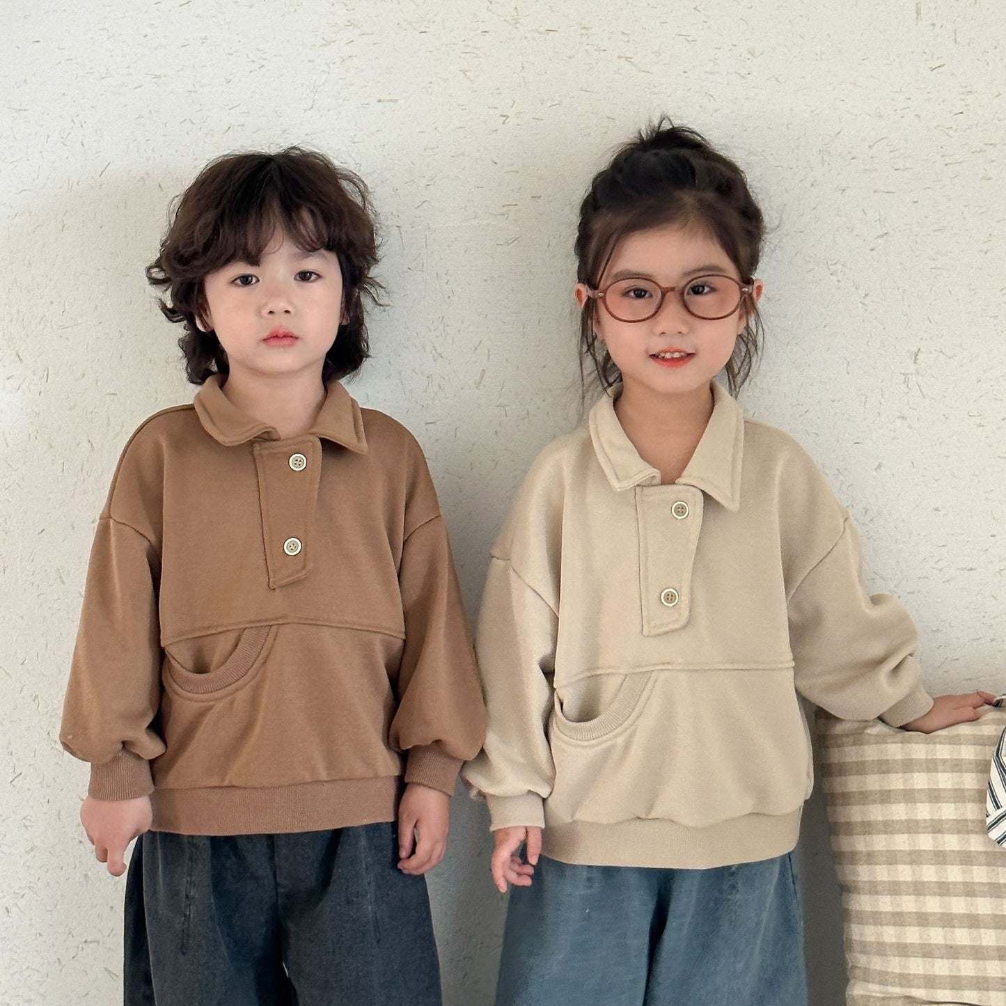 【BABY&KID】カジュアルスポーツ風トレーナーSK012803