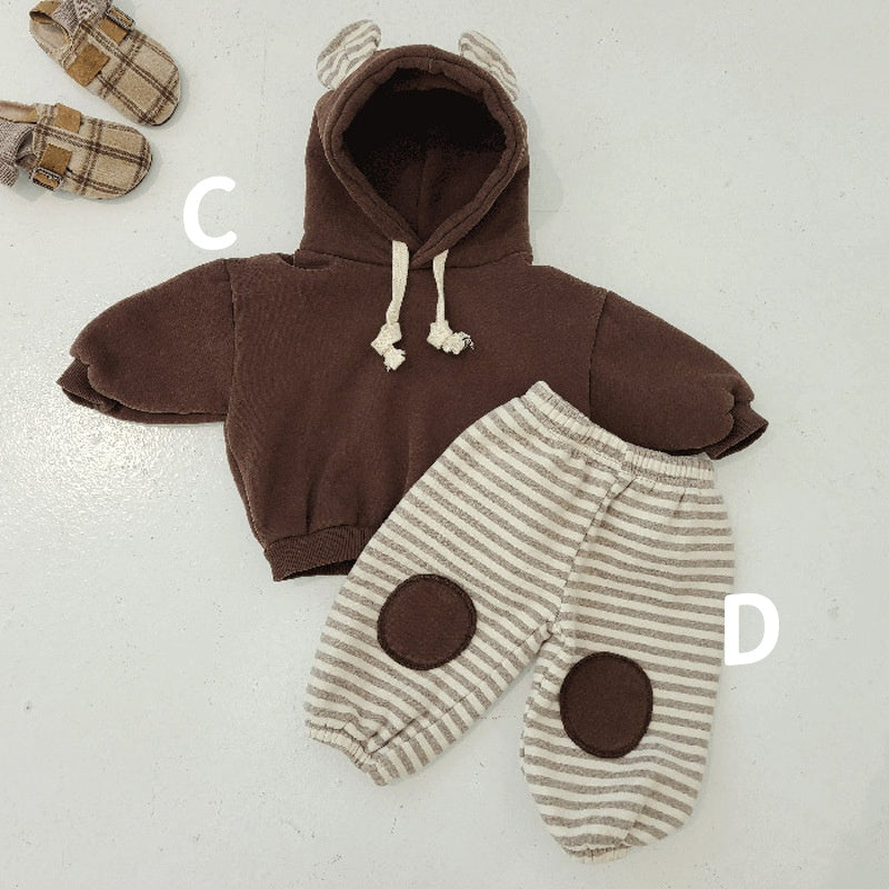 【BABY&KID】オシャレカジュアルフーディ&ボトムスSK012813