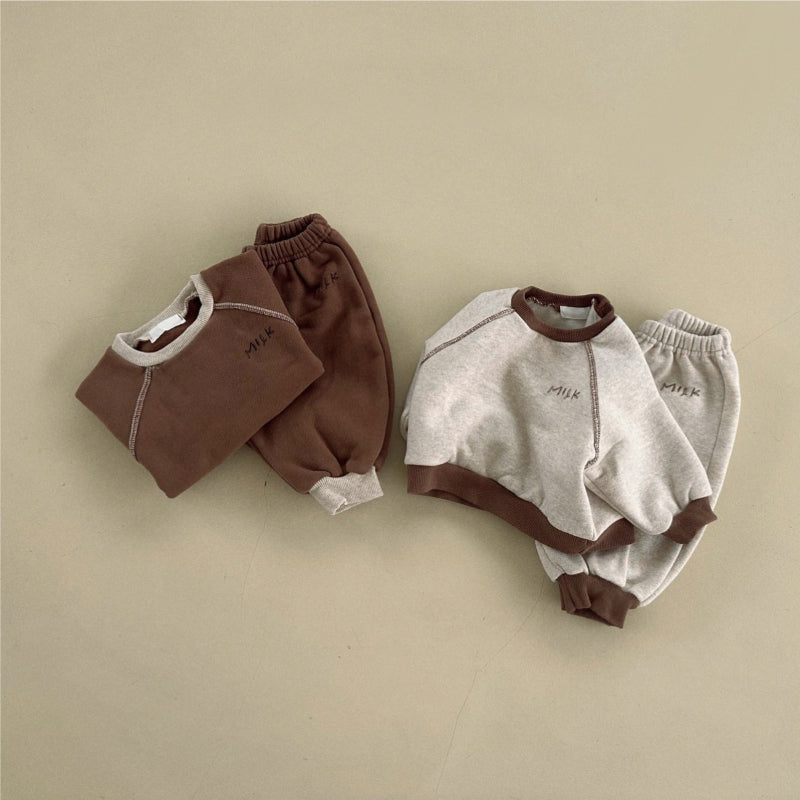 【BABY】裏起毛カジュアルセットアップSK101537