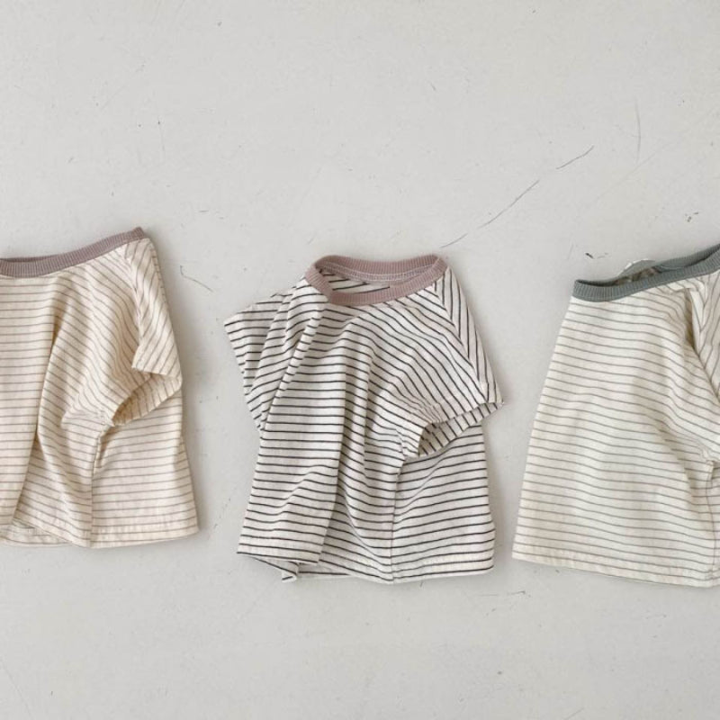 【BABY】夏新作 ボーダー半袖TシャツSK082715