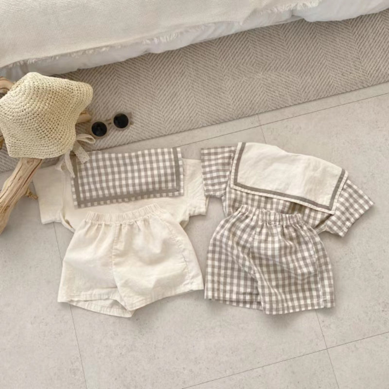 【BABY&KID】夏新作 セーラー風セットアップSK071721