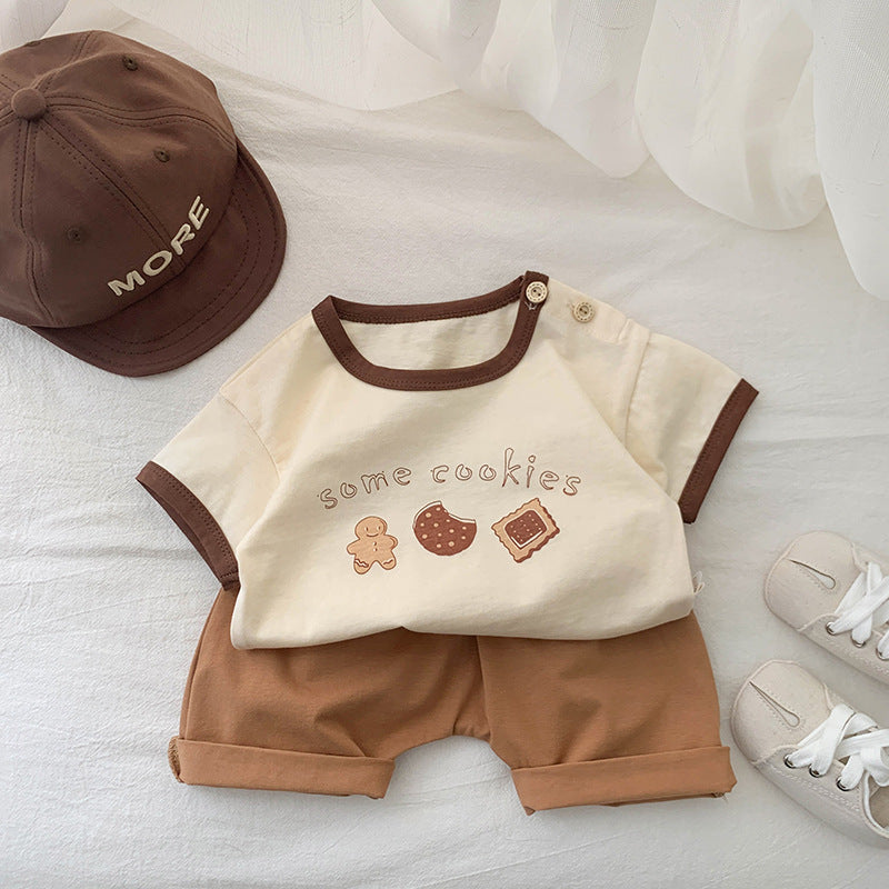 【BABY】夏新作 クッキー柄TシャツSK091721