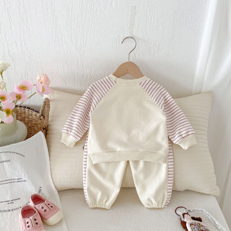【BABY&KID】HAPPY DAY可愛いセットアップSK032208