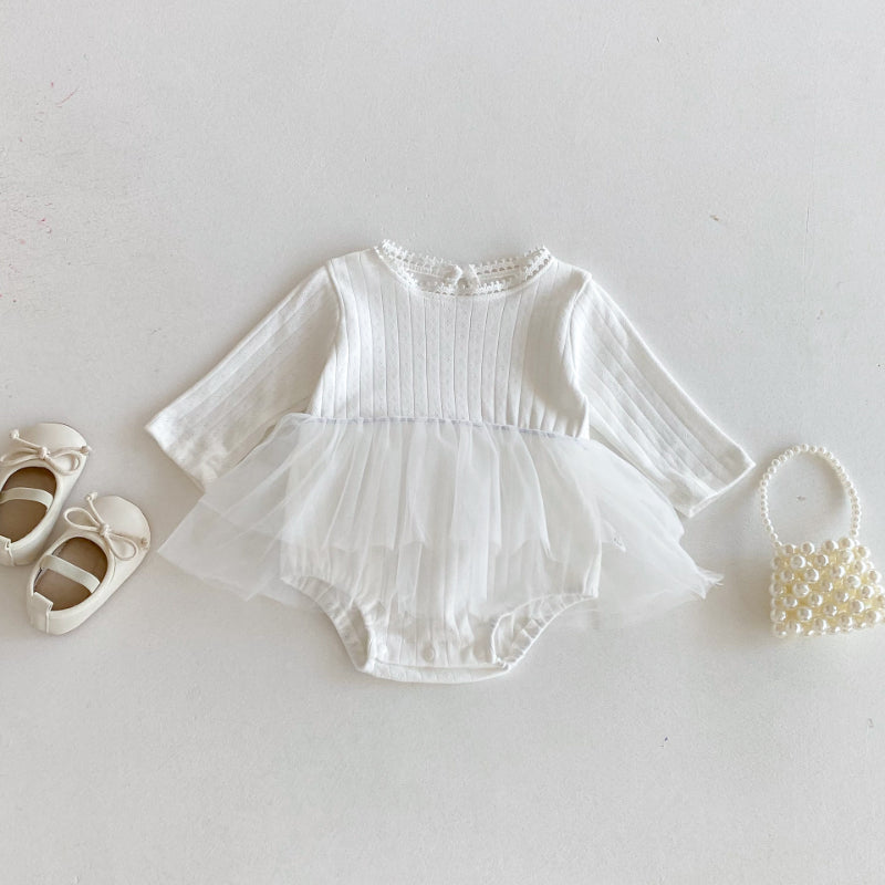 【BABY】プリンセスチュールスカートロンパースSK093016