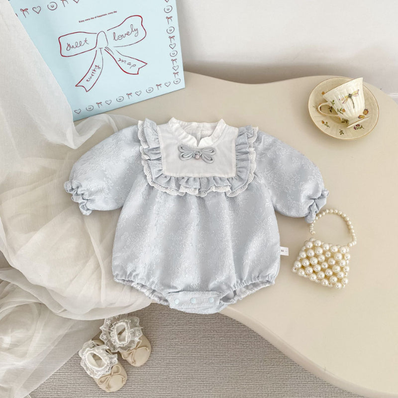 【BABY】レースロンパースSK092812
