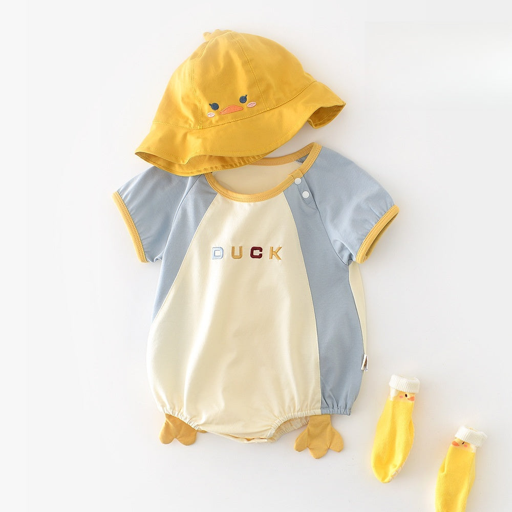 【BABY】夏新作 可愛いDUCKロンパースSK070807
