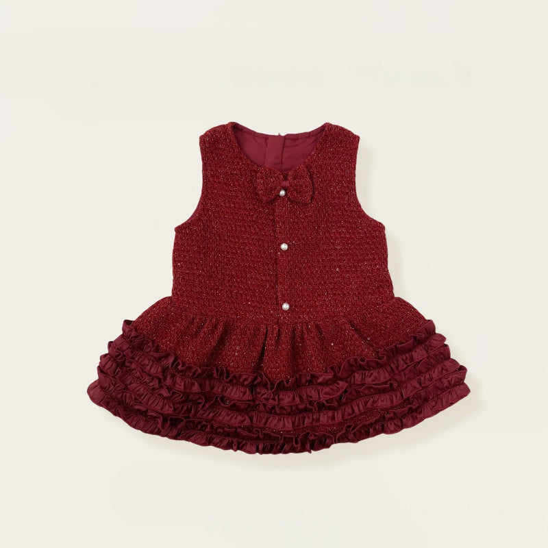 【BABY&KID】冬新作 小香風ジャンパースカート&ニットセーターSK102427