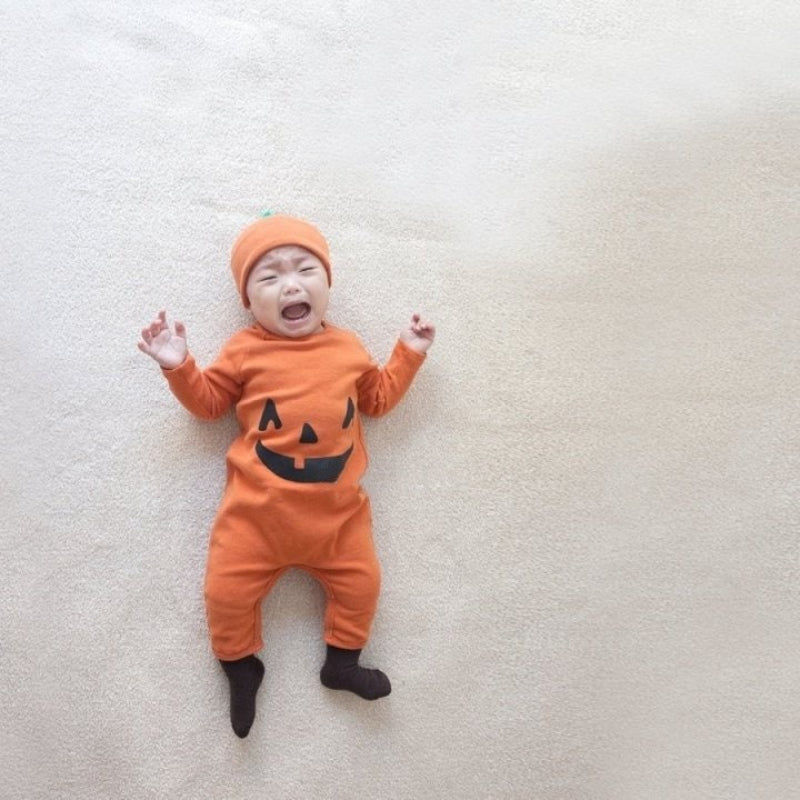 【BABY】ハロウィン長袖カバーオール&帽子SK101705