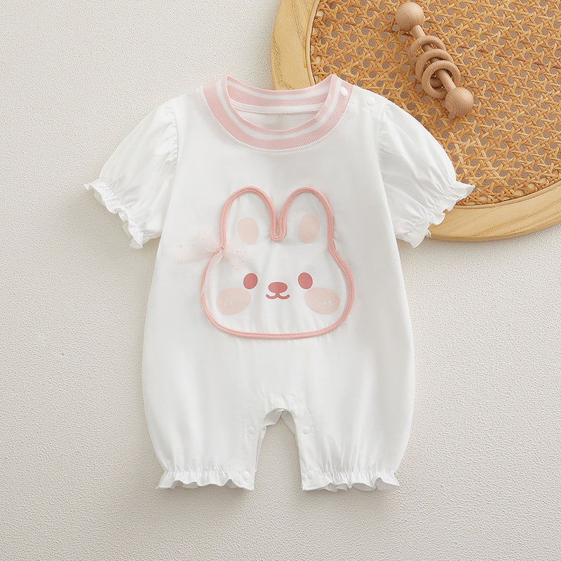 【BABY】夏新作 うさぎモチーフカバーオールSK091925