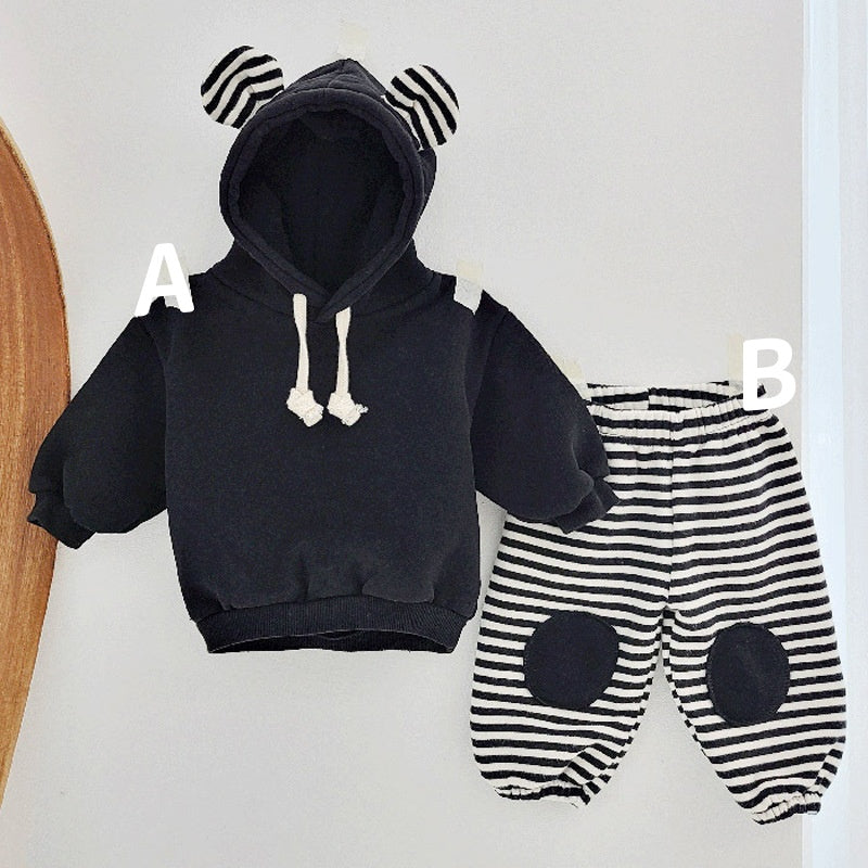 【BABY&KID】オシャレカジュアルフーディ&ボトムスSK012813