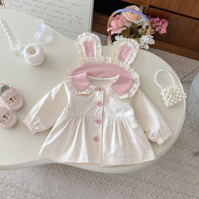 【BABY&KID】かわいいうさ耳アウターSK092321
