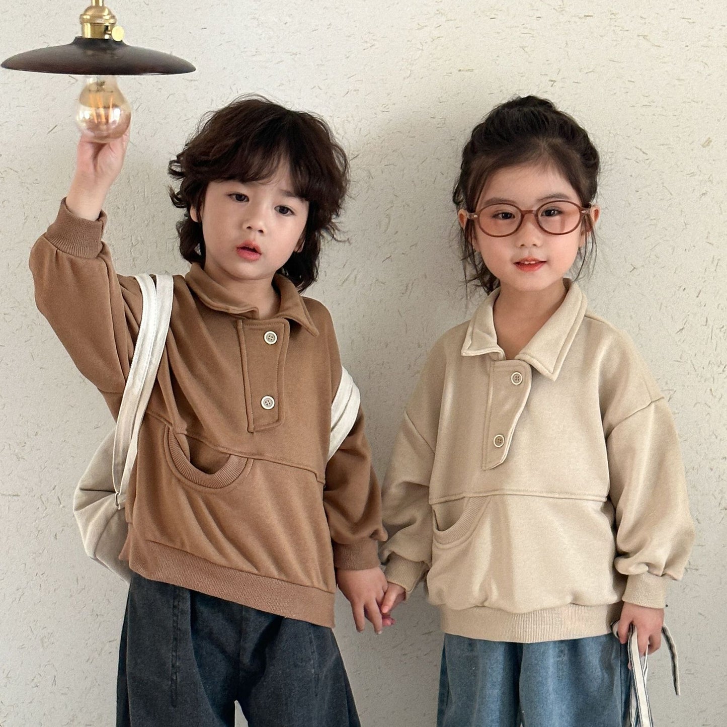 【BABY&KID】カジュアルスポーツ風トレーナーSK012803