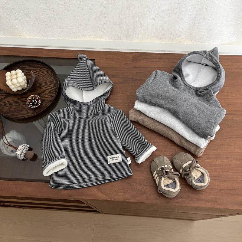 【BABY&KID】冬新作 裏起毛フードスウェットSK102014