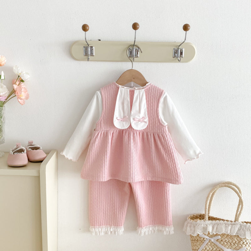 【BABY&KID】かわいいうさ耳セットアップSK092320