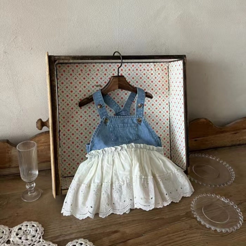 【BABY】夏新作 クマの刺繍ワンピースSK072515