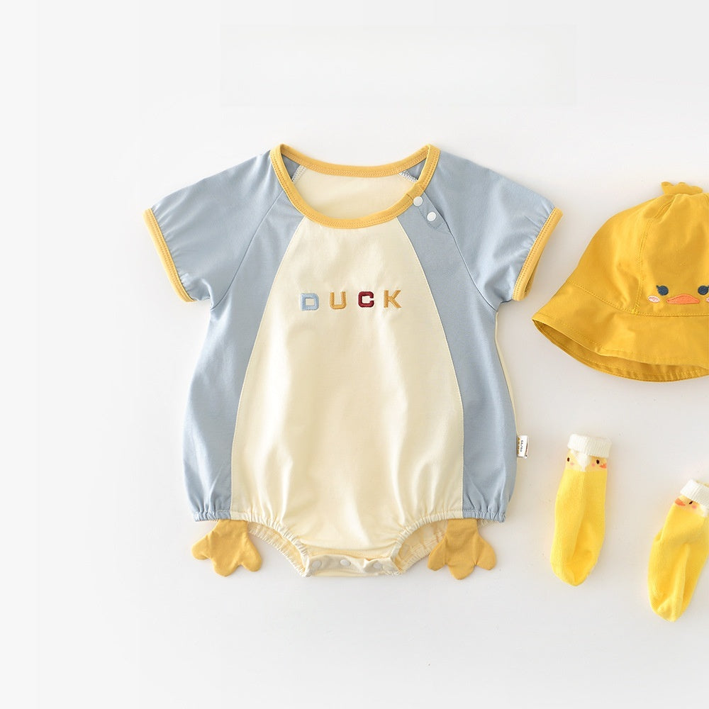 【BABY】夏新作 可愛いDUCKロンパースSK070807