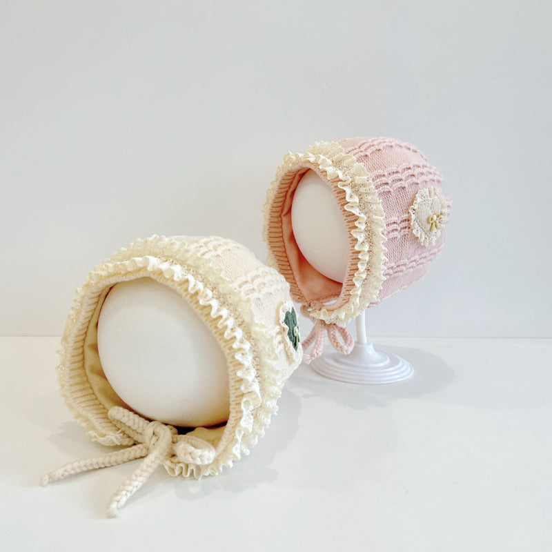 【HAT】ハートレースベビーボンネットSK101614