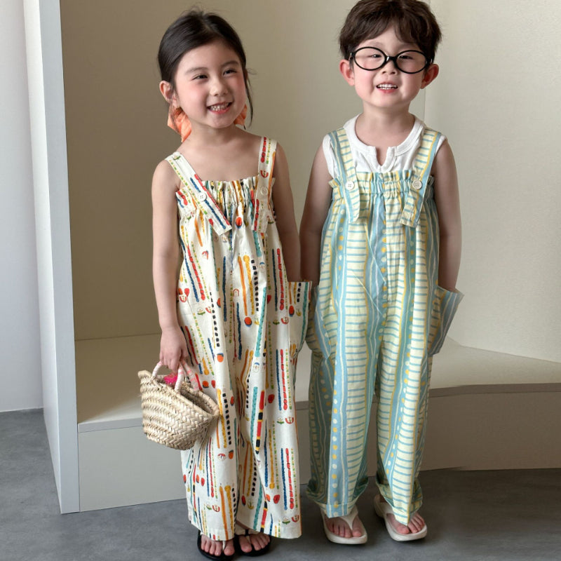【BABY&KID】夏新作 カラフルサロペットSK072103