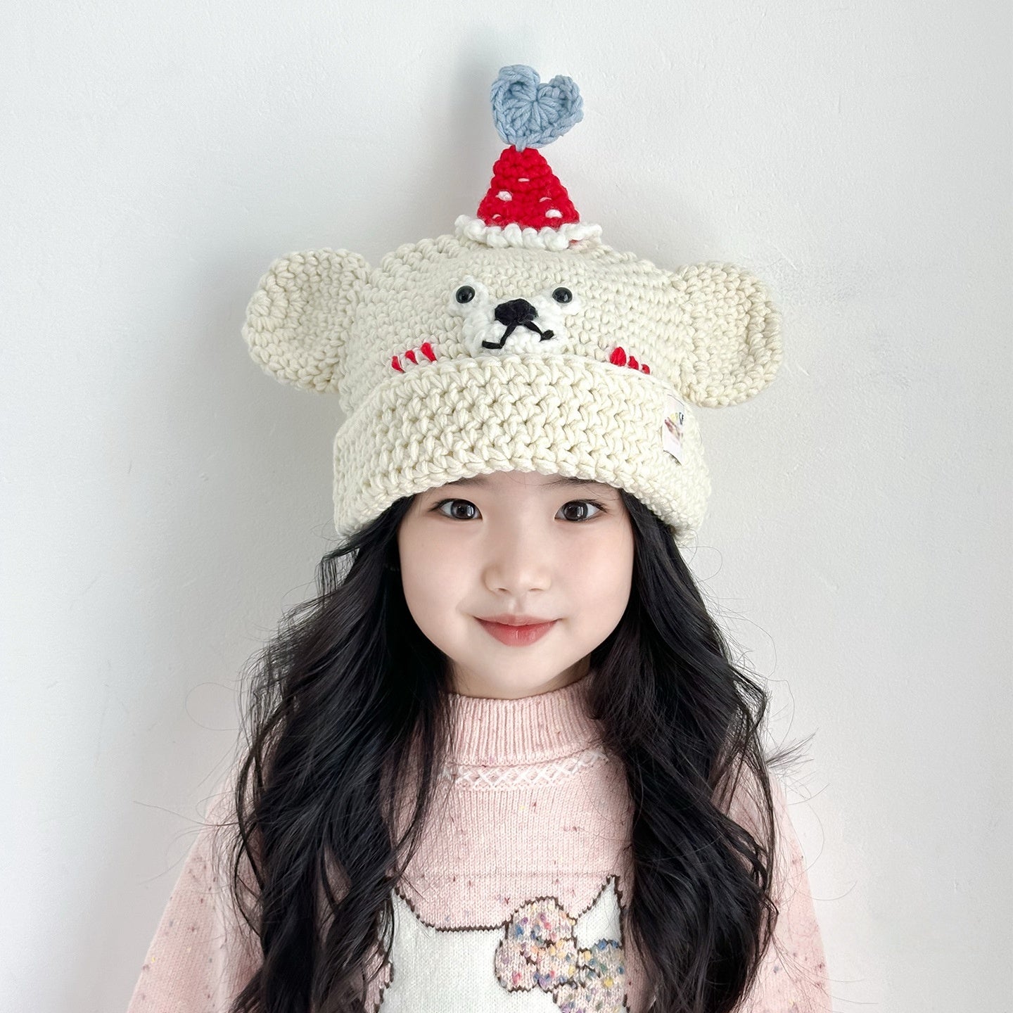 【HAT】クマデザインニット帽SK102440