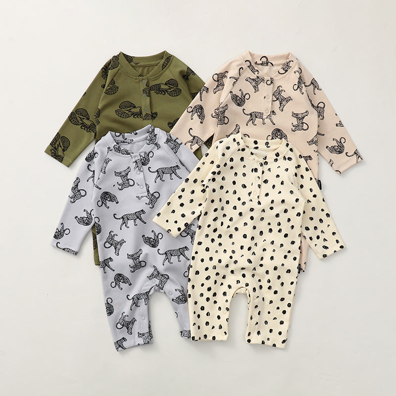 【BABY&KID】北欧風 モチーフカバーオールSK012505
