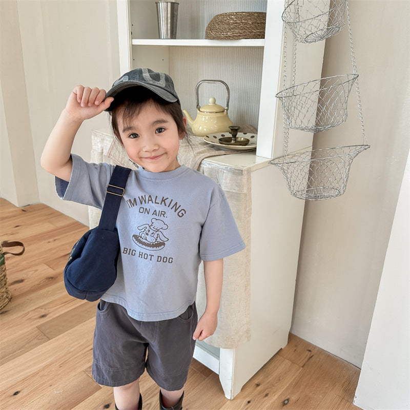 【BABY&KID】夏新作 クルーネックキャラクタープリントTシャツSK091619