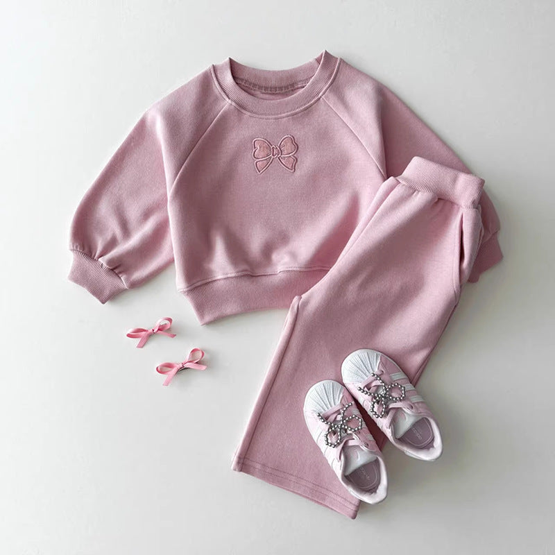 【BABY&KID】蝶結び柄セットアップSK051612