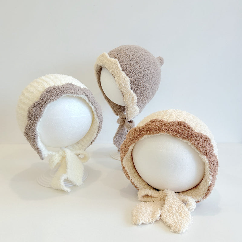 【HAT】波型ひも付き防寒帽子SK101609