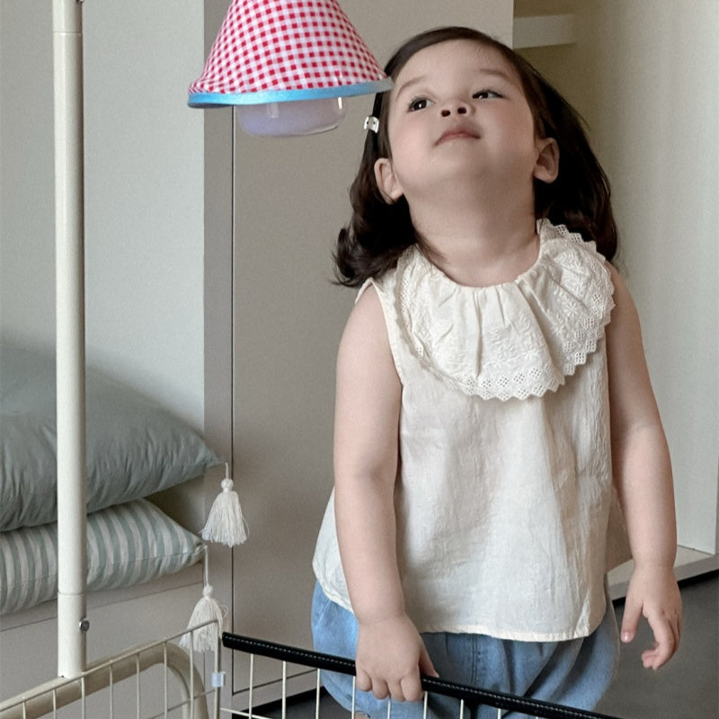 【BABY】夏新作 フリルブラウス、デニムショートパンツSK092220