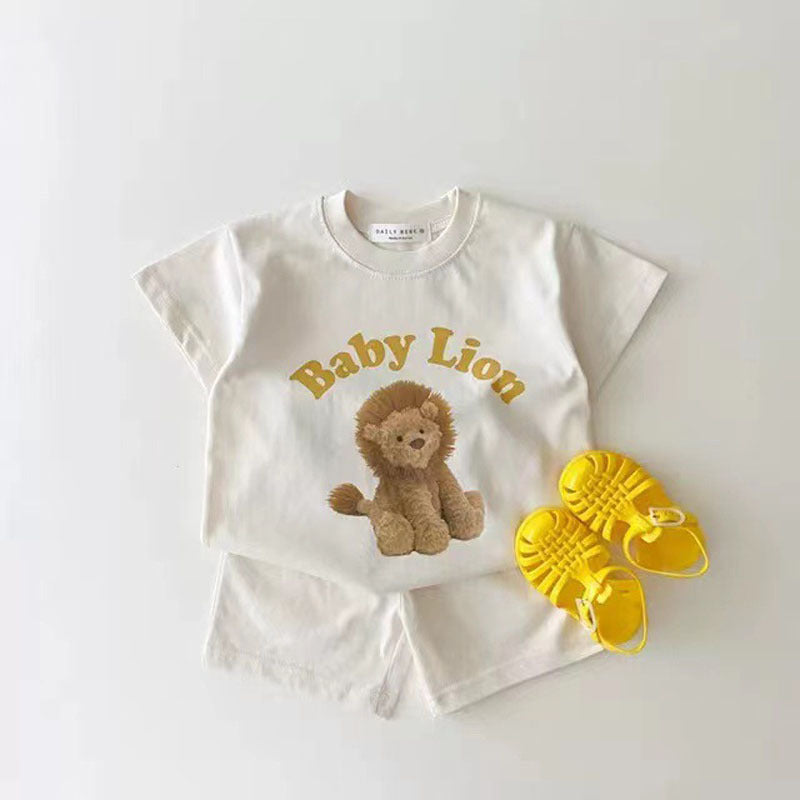 【BABY&KID】夏新作 かわいいアニマルセットアップSK082719