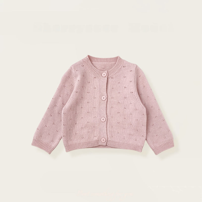 【BABY&KID】冬新作 ニットカーディガン&立体マッシュルームワンピースSK102424