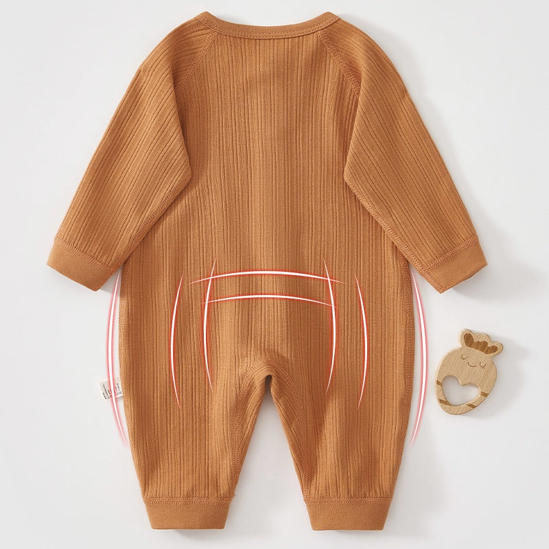 【BABY】北欧風無地やわらかカバーオールSK102619